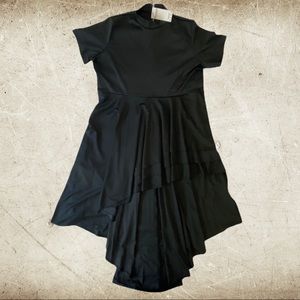SimpleFun Ruffle High Low Asymmetrical Dress